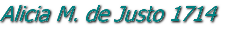 Alicia M. de Justo 1714